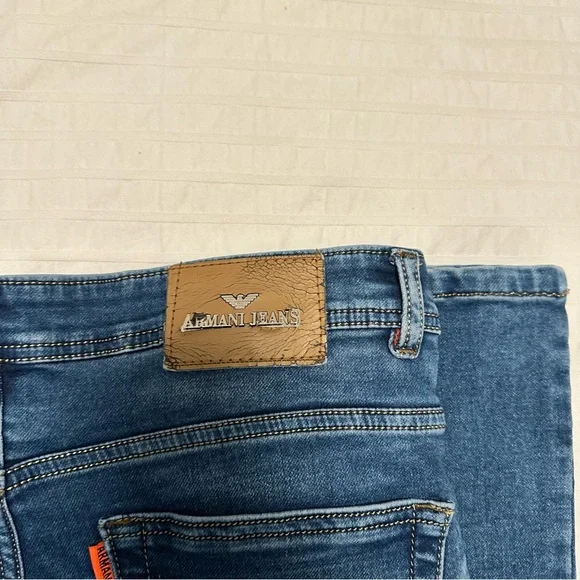 Armani jeans Blue Straight Jeans - Picture 9 of 9